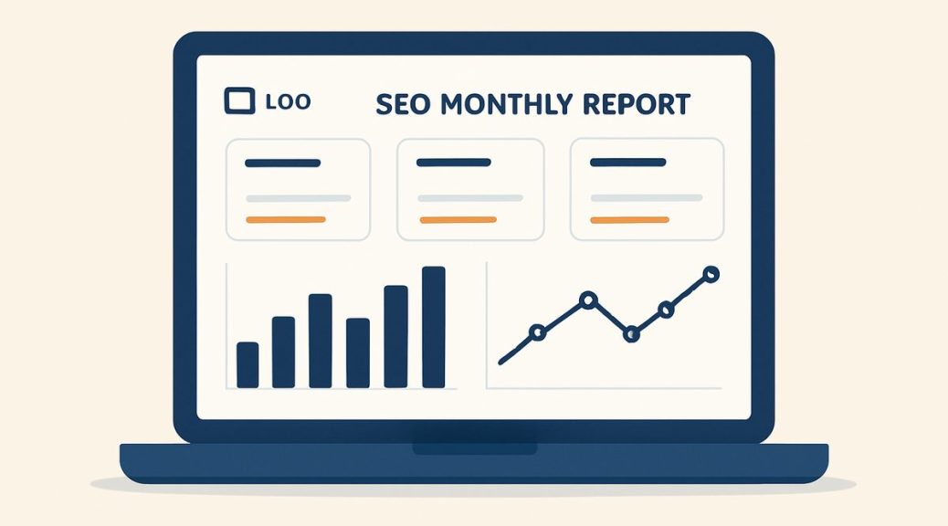Informe SEO mensual en marca blanca con KPIs y gráficos